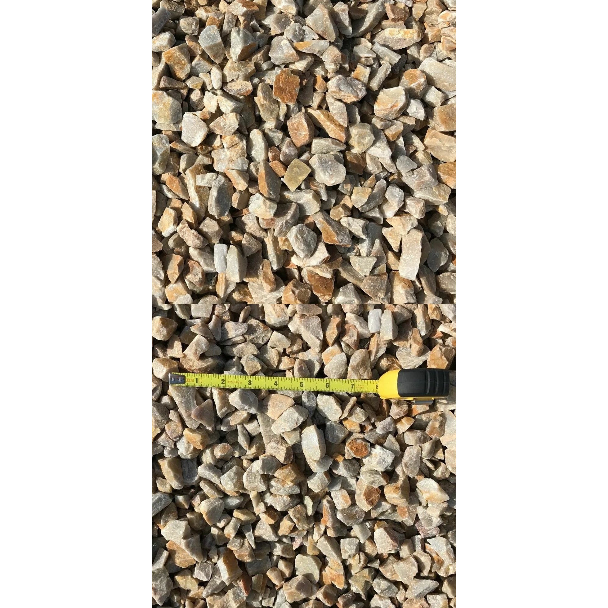 13MM Brown Crushed Stone Gravel - 8 Tons