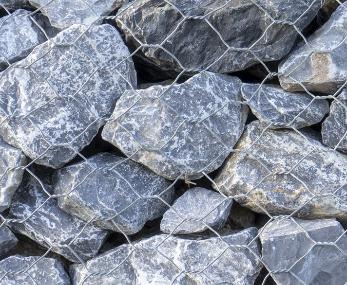 Gabion Rocks 100mm - 250mm - Grey - 16 Ton