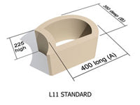 Terraforce Retaining Block L11 (Smooth)