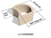 Terraforce Retaining Block L13 (Smooth)