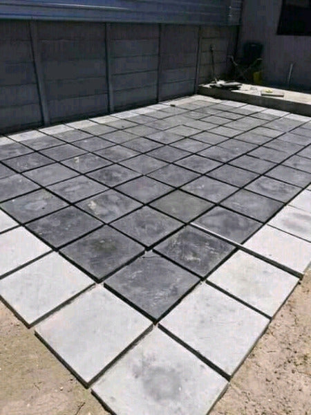 Charcoal Paving Slab (Rockface) - 1 square meter