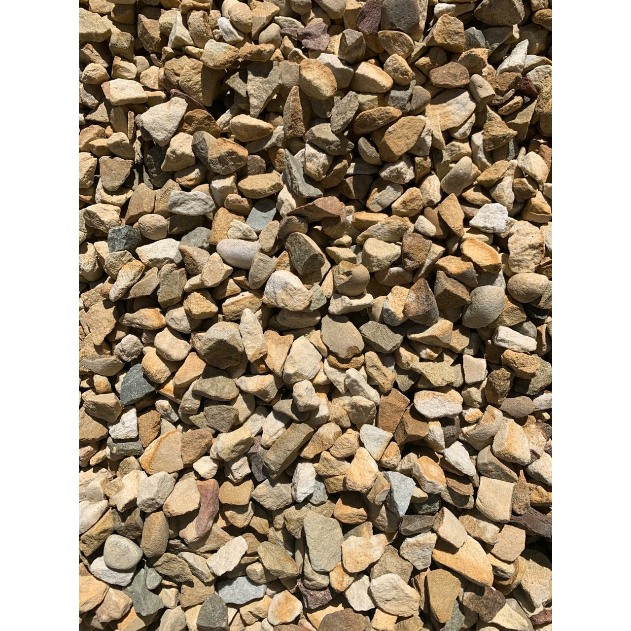 19MM Brown Crushed Stone Gravel -  8 Tons