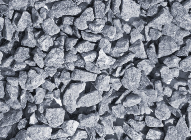19MM Grey Crushed Stone Gravel -  16 Tons