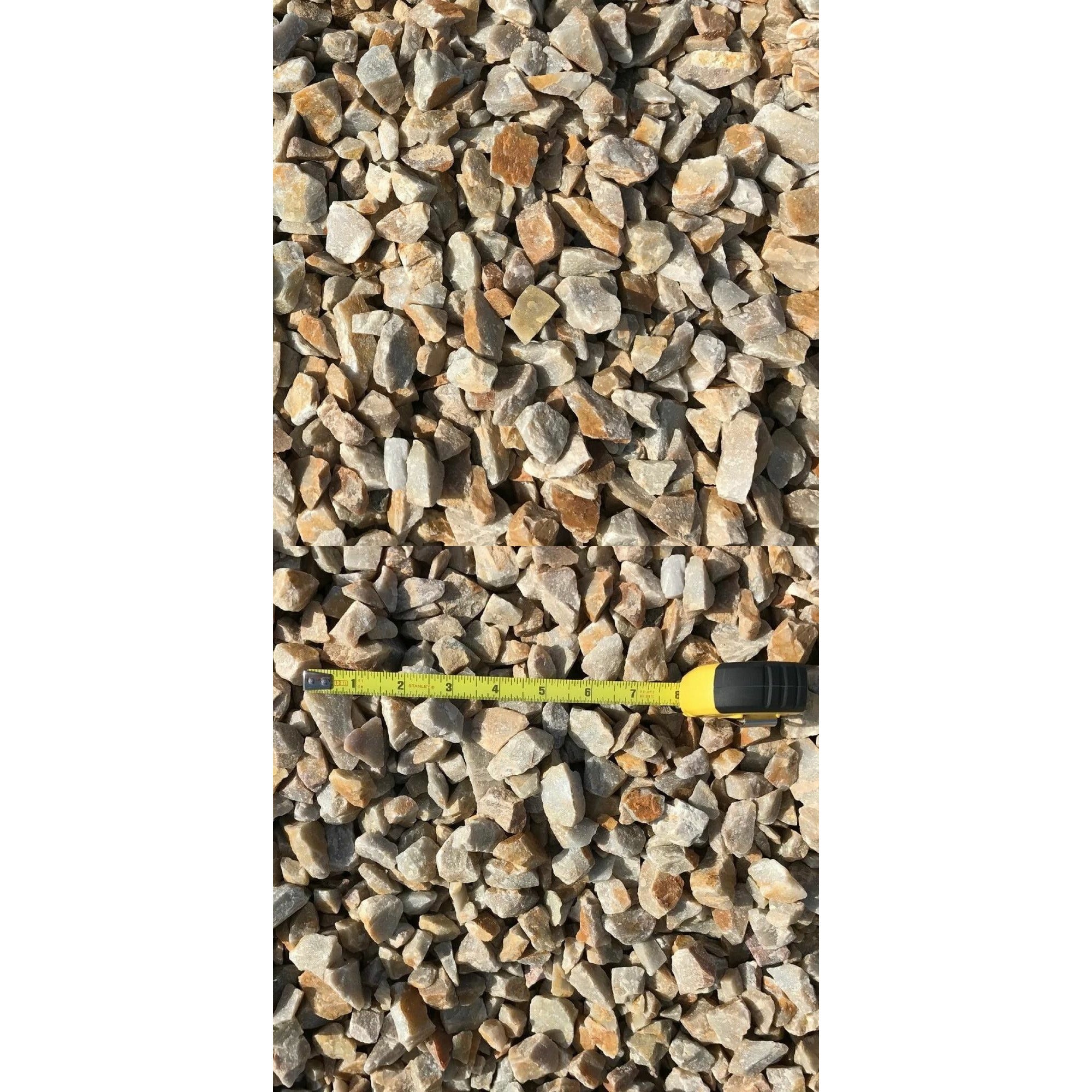 13MM Brown Crushed Stone Gravel -  4 Tons